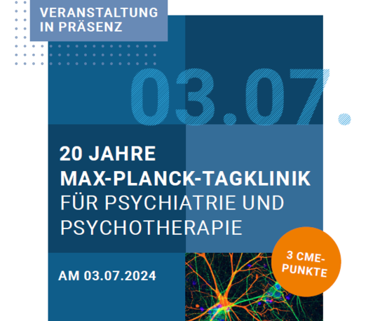 20 Jahre Max-Planck-Tagklinik für Psychiatrie und Psychotherapie